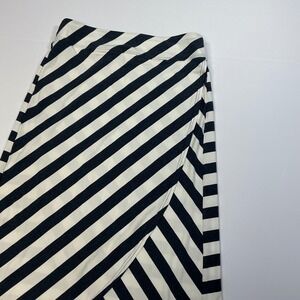 Athleta‎ Maxi Skirt Striped Casual Travel Beach Cover Up Black White S